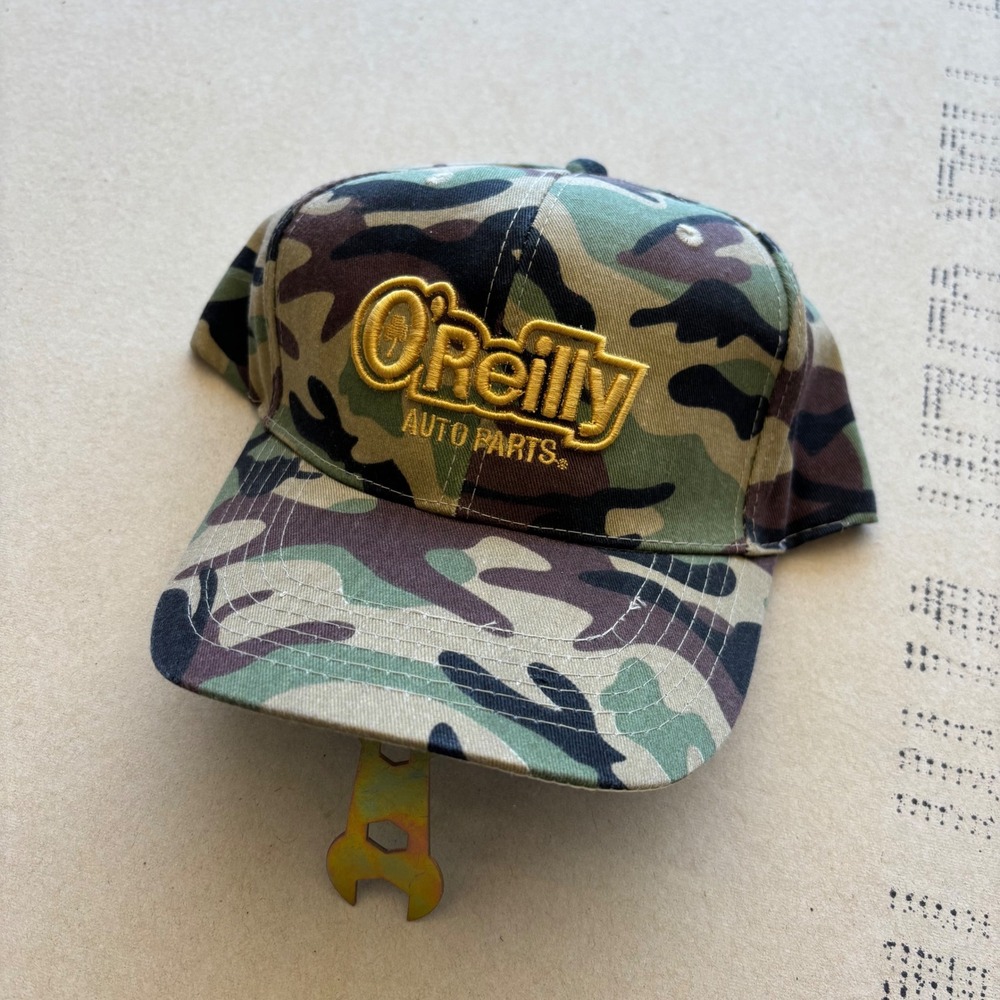 Y2K O'Reilly Auto Parts Camo Adjustable Hat